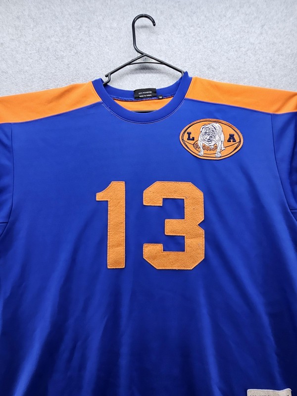 Vintage Sports Shirt Mens EU 56 Blue Football Jersey 3/4 Sleeve Pullover gallery