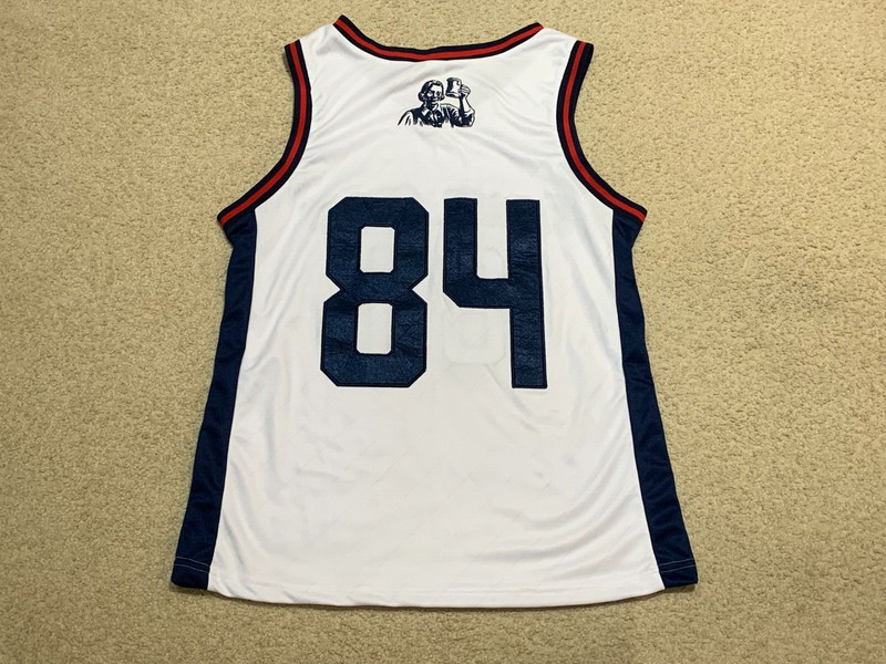 Samuel Adams Beer Basketball Jersey #84 Men's Size Medium Stitched Embroidered gallery