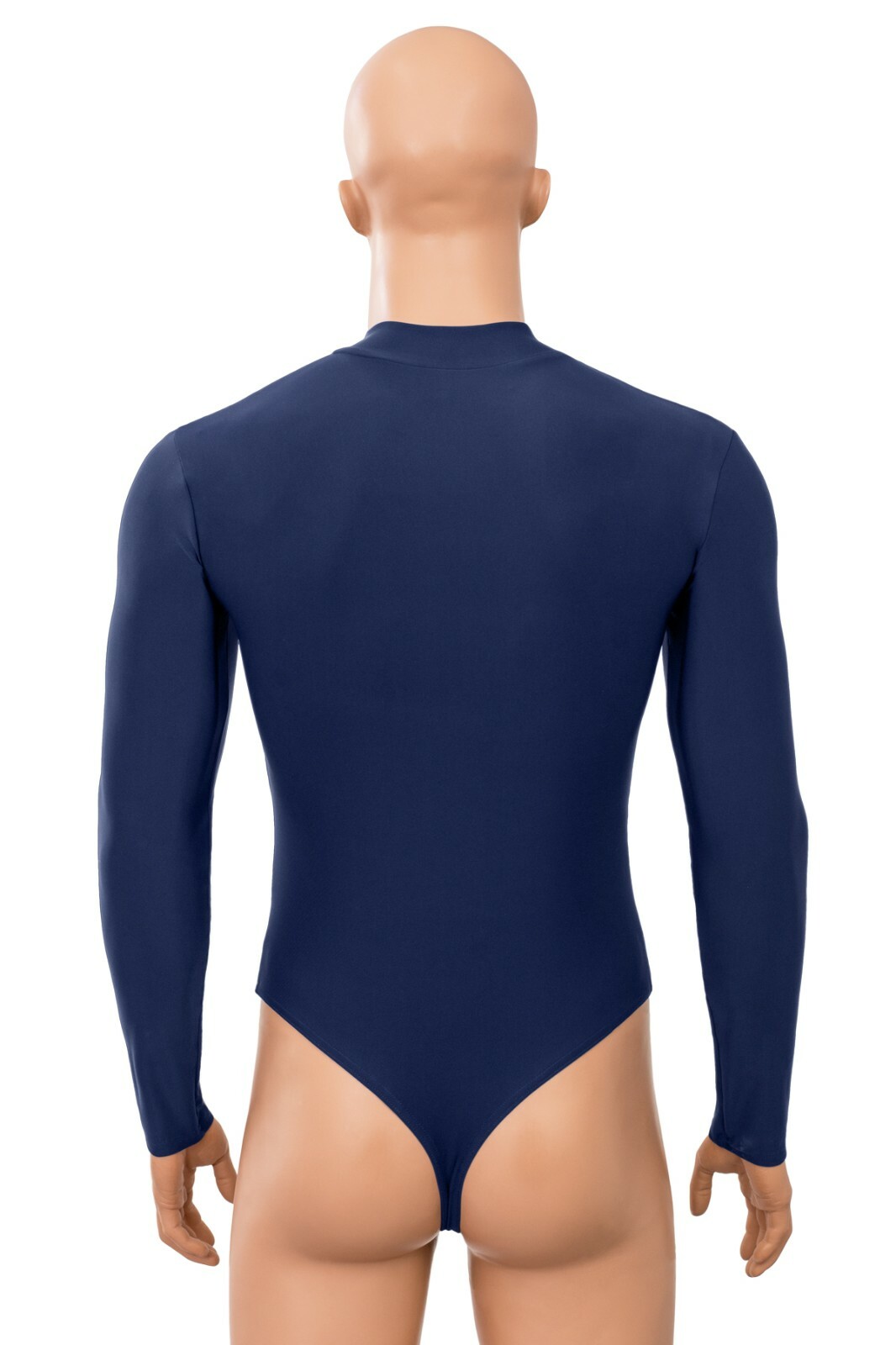 Mens String Body FRV Long Sleeves Matte Navy Sports Body Stretch Elastic Sports gallery