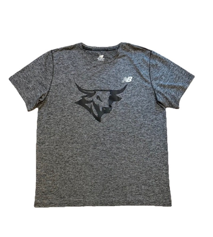 New Balance XL Heather Gray Graphic Performance Athletic T Shirt Mens gallery