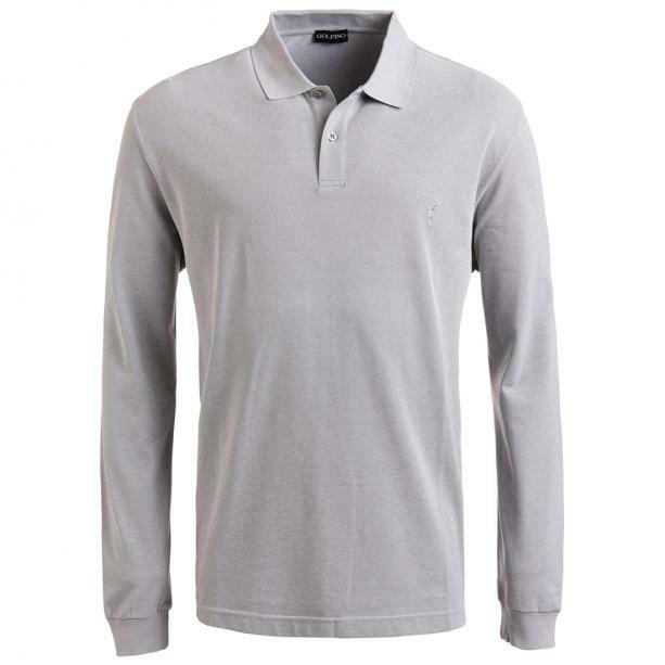 NWT Golfino Men's SUN PROTECTION LONG SLEEVE POLO 9030612 805 Gray M ML XXL 3XL gallery