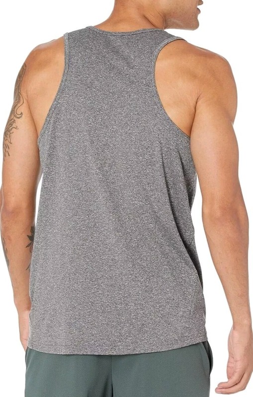 Amazon Essentials Tech Stretch Tank Top in Heather Gray Size M gallery