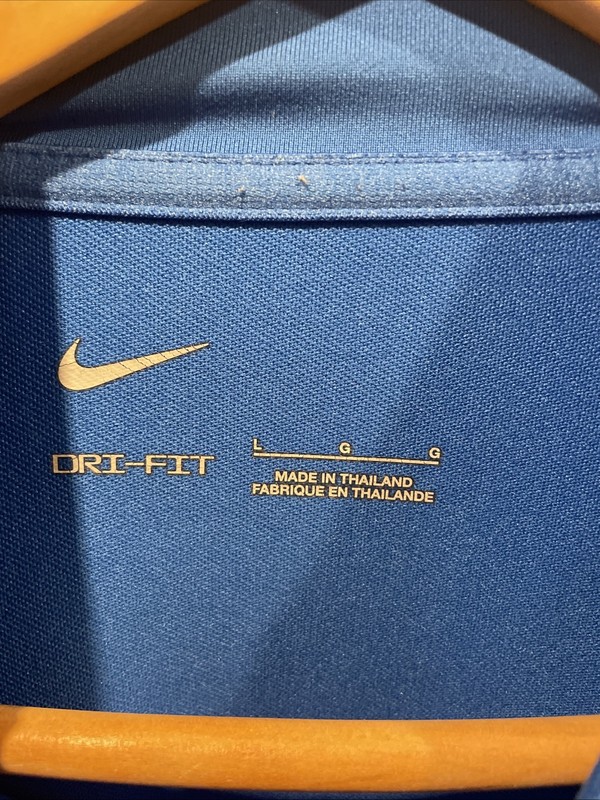 Nike 1/4 Zip Pullover Tottenham Hotspur Mens Sz L Blue Long Sleeve Dri-Fit gallery