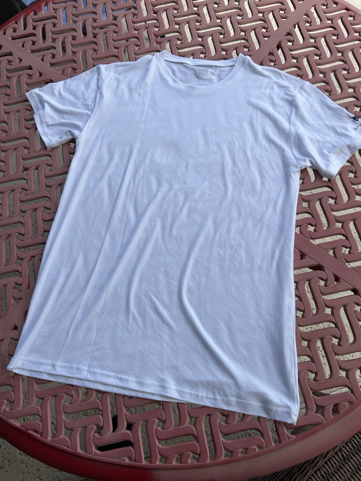 SPYDER Active T Shirt Mens Large White Performance Tee NWOT gallery