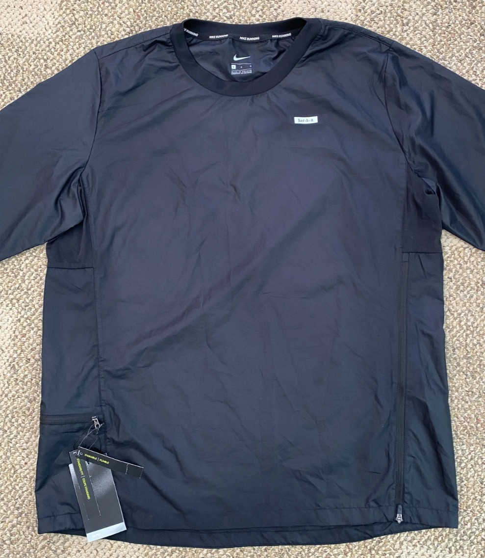 Nike Repel Running Shirt Pullover Top Long Sleeve Water Repellent 928423 Men's L gallery