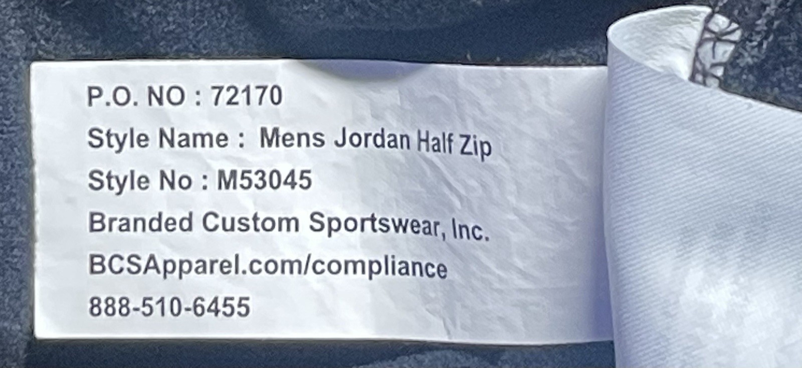 Men’s Jordan SDSU Aztecs Half Zip Size M Long Sleeve Black Used gallery
