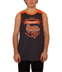 STARTER Mens Chicago Bears Tank Top, Orange, Large