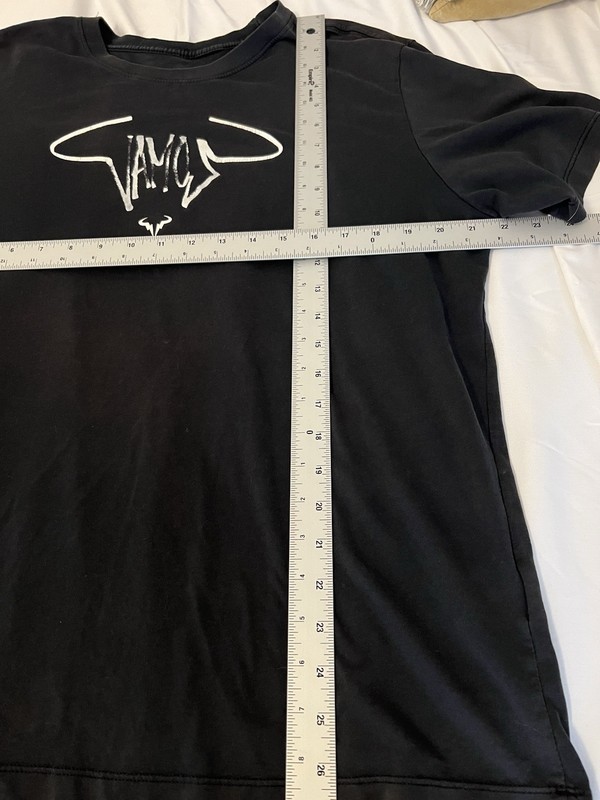 Nike TShirt Court Rafael Nadal Tennis Vamos Bull Black Dri Fit Large gallery
