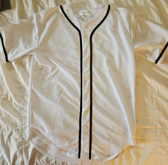 Men’s La Dreamz White Jersey/ US Size Medium / Men’s Apparel/ Baseball / Sports