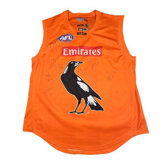 Collingwood Magpies Guernsey Men 3XLARGE side by side football AFL Size 3XL