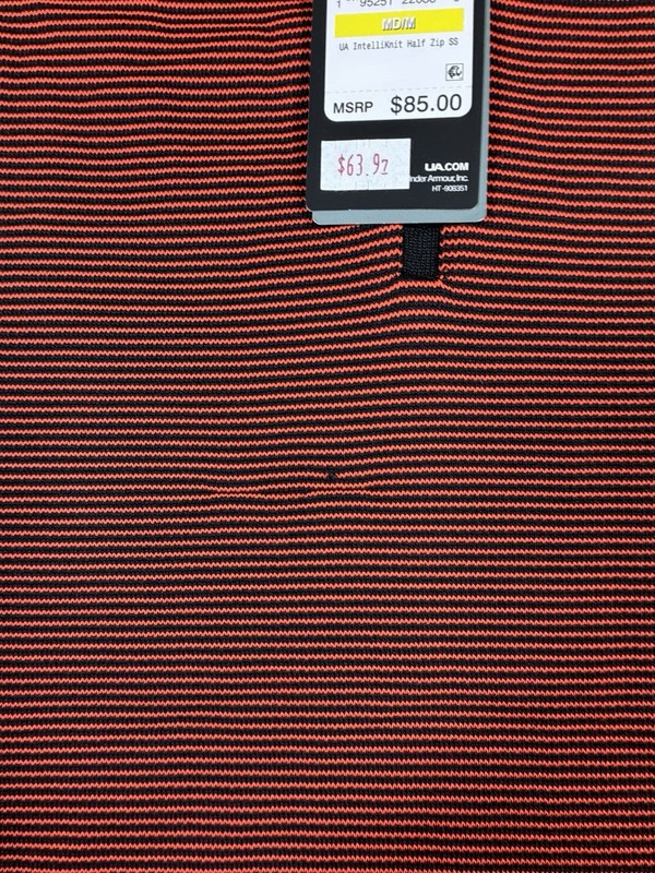 Under Armour Intelli-Knit Men Running Shirt Medium Half Zip 1366503 New gallery