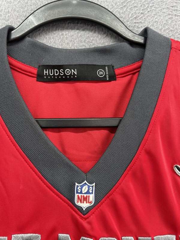 Hudson Outerwear Shirt Mens 2XL Red Get Money Overpaid Jersey Graphic Streetwear gallery