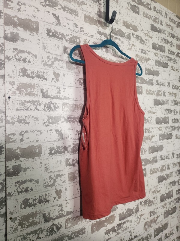 Volcom Summerside Tank Mens S Orange Graphic Logo Lightweight Crew Neck A0202302 gallery