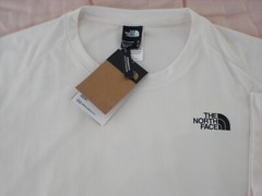 North Face “Shadow” S/S Perf. T-Shirt, NWT – Men’s L, XL + 2XL – White Dune $45