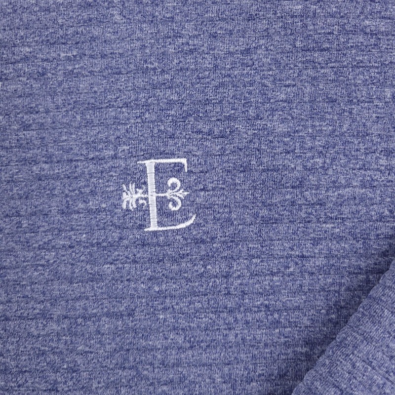 Donald Ross Pullover Sweater Mens 2XL Blue 1/4 Zip Long Sleeve Golf Pockets gallery