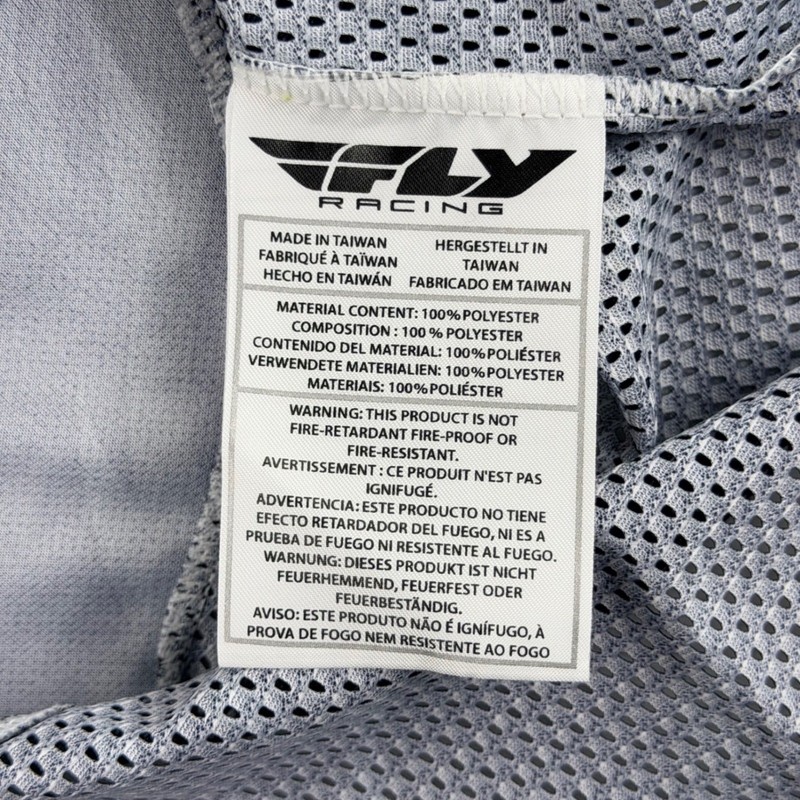 Fly Racing Kinetic Relapse Motocross Jersey Men Small Black Red Moto Bike MX gallery