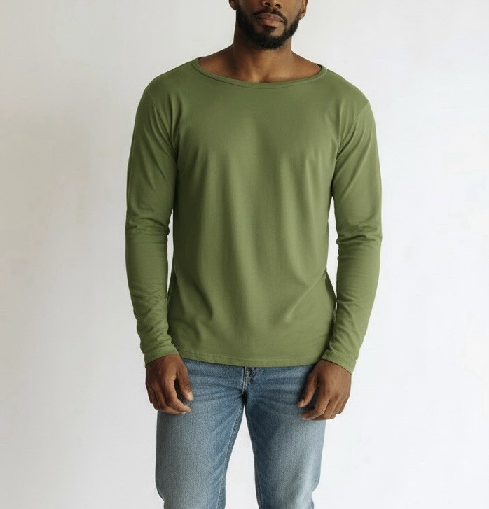 All In Motion Men's Long Sleeve Performance T-Shirt Green Size 3XL Crew Neck NWT gallery