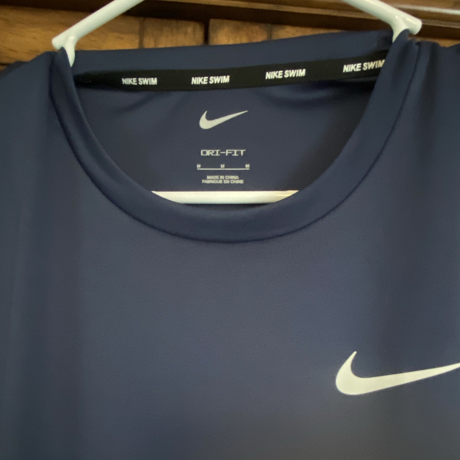 Nike Dri-FIT Swim Men's UPF 40+ Sleeveless Tank Top Blue Size M gallery