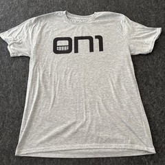 On1 Pickleball Performance Tee Men Sz M Gray Premium Material Graphic Shirt