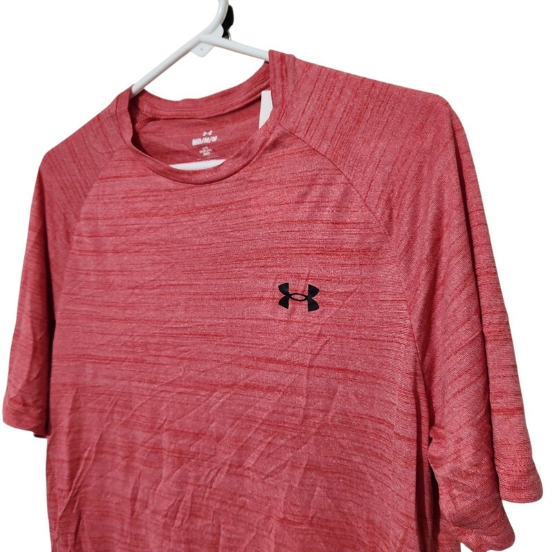 Under Armour T-shirt Size Medium Lightweight Loose Light Red Color gallery