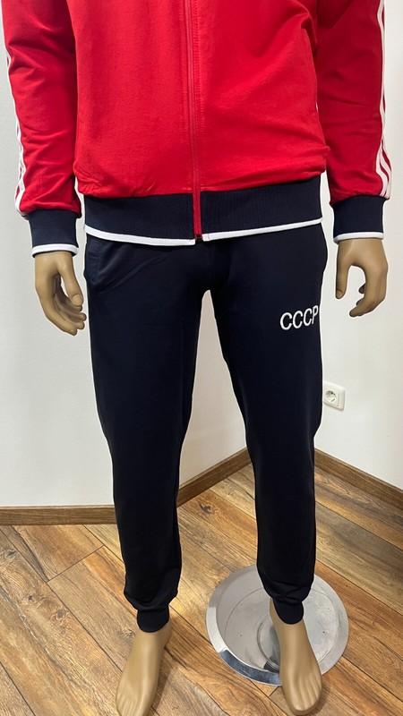 RUSSIA-CCCP-USSR "СЛОВО ПАЦАНА" Tracksuit S-M-L-XL-XXL Red/Blue gallery