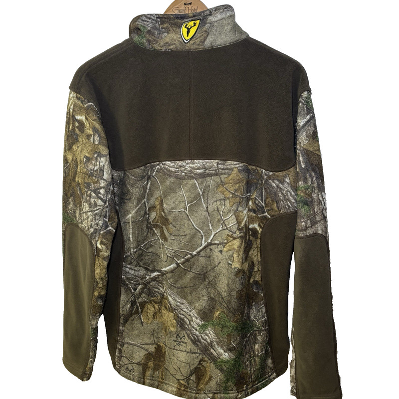 Scent Blocker Fleece Pullover Mens Medium Camo 1/4 Zip Hunting Sweatshirt Hunt gallery