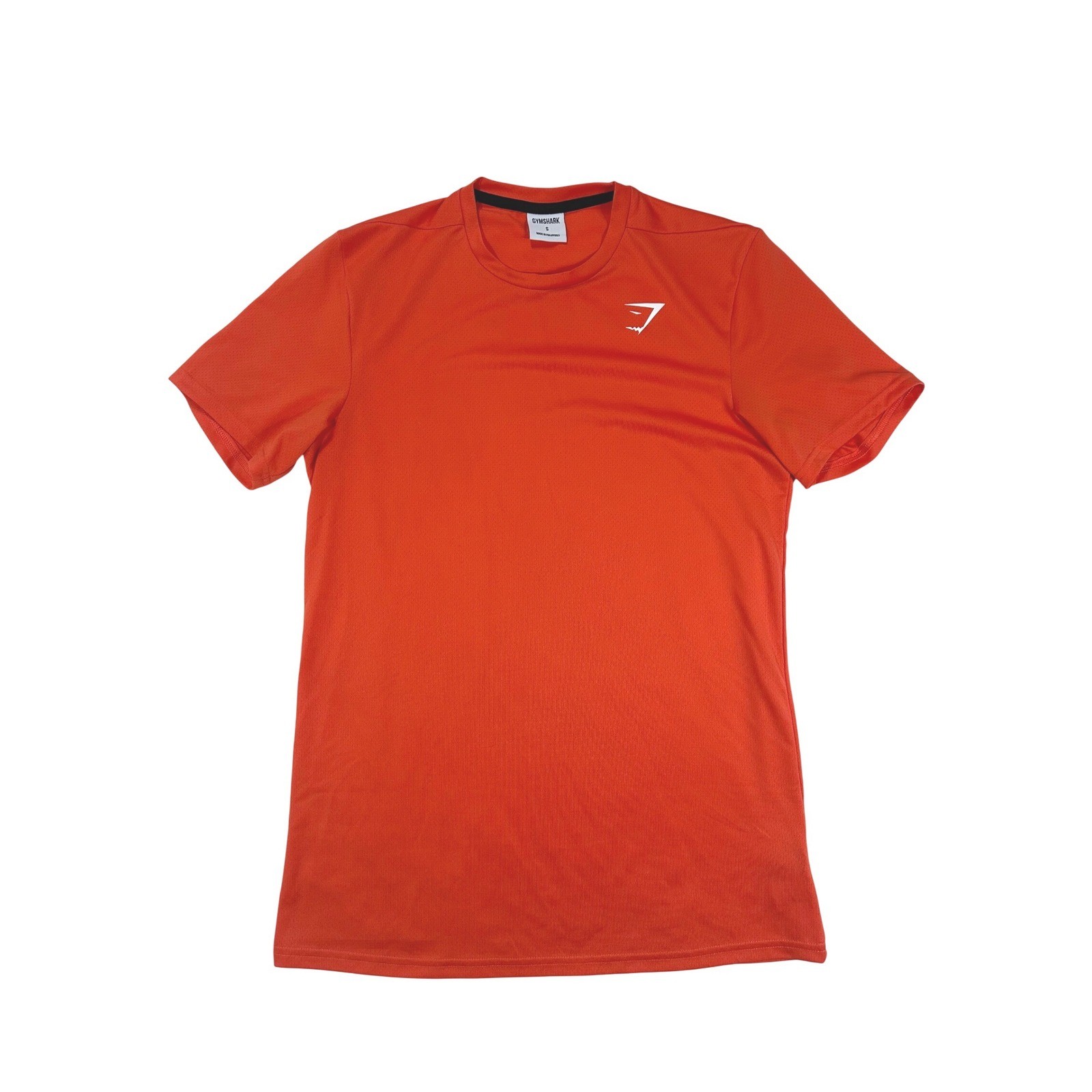 Gymshark Mens Arrival Short Sleeve T-Shirt Small Orange Activewear A2A1K gallery