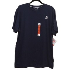 Reebok Athletic Tee Navy Classic Delta Core Short Sleeve Men’s Med