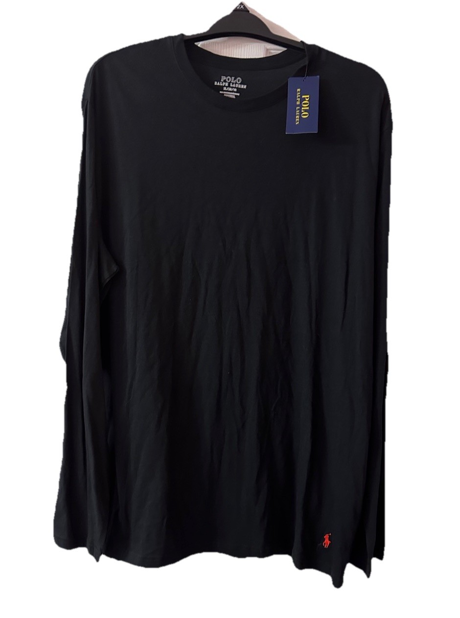 Ralph Lauren Polo Long-Sleeve Men’s Black Crewneck Shirt Black/Red New gallery