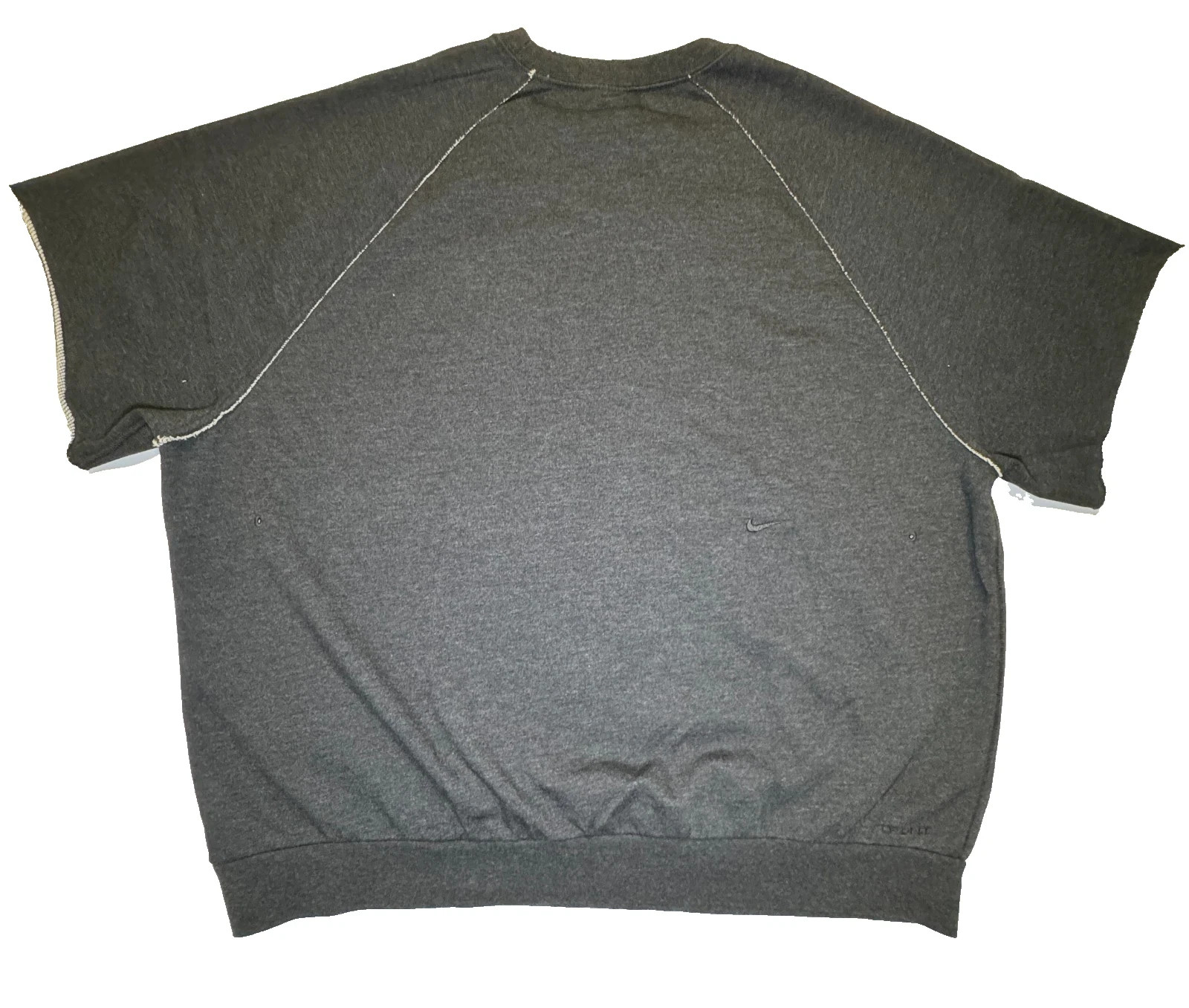 Nike Heritage Dri-FIT Fleece Fitness T-Shirt Black Heather HJ8087-010 Men's XXL gallery