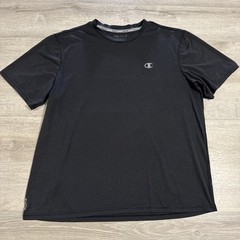 Champion Shirt Men’s Black Athletic Tee Vapor Moisture Wicking XL