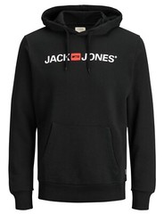 JACK & JONES Mens Hoodie Overhead Athletic Gym Sporty Hooded Sweatshirt Top