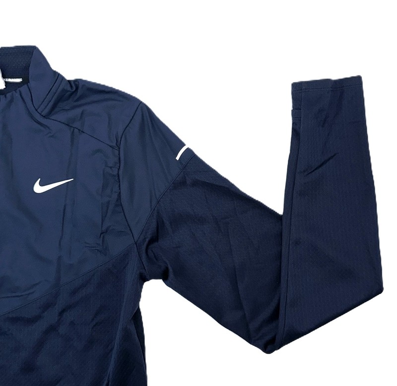 $110 Nike Men's Sphere Element 1/2 Zip Running Top -FZ1115 -Navy -Small-New Tags gallery
