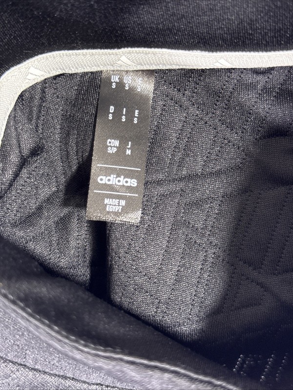 Adidas Adi Pattern Pullover Mens Size Small Black Performance Gym Training Casua gallery