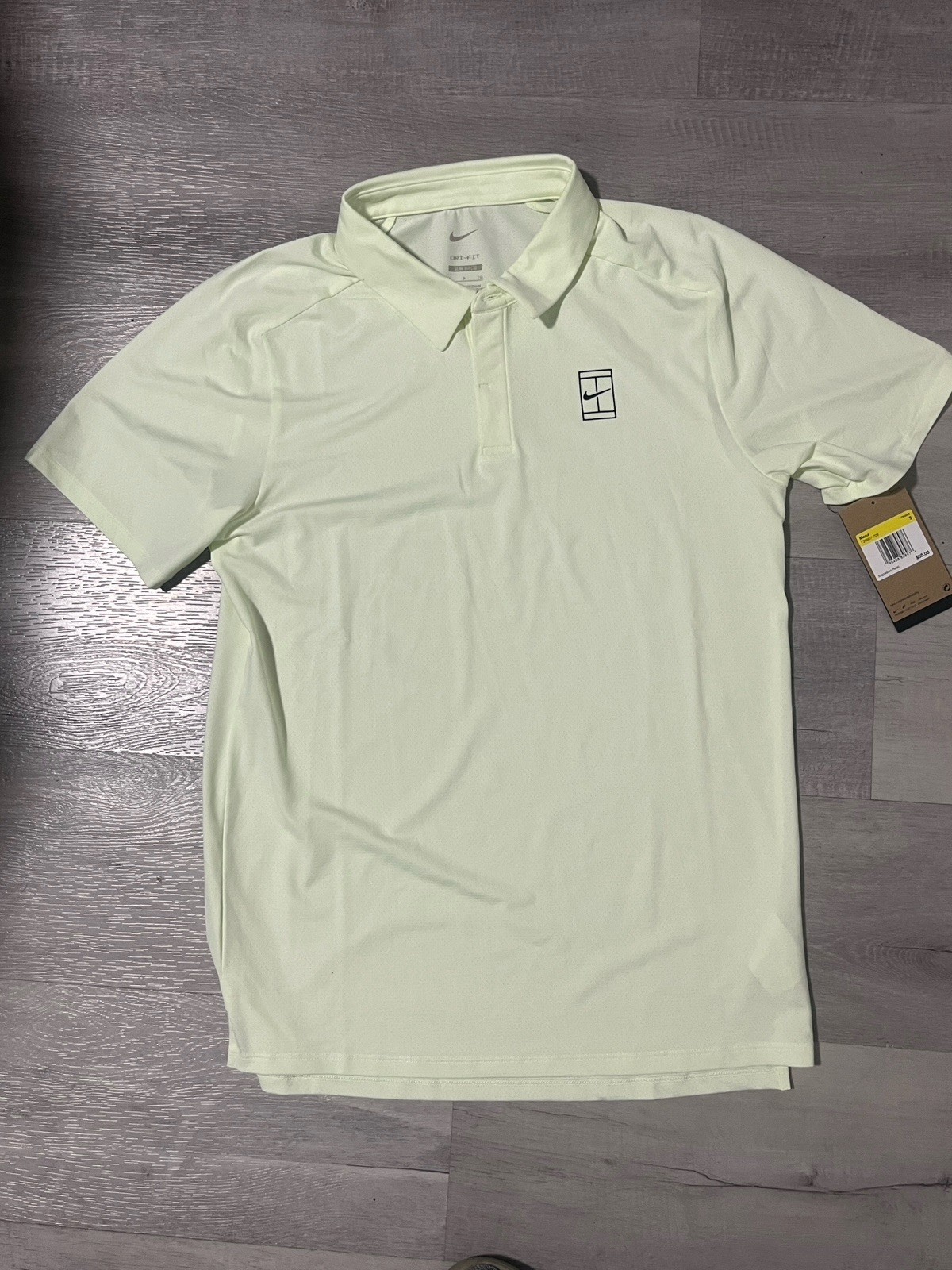 Nike NikeCourt Advantage Dri-FIT Polo Small Volt Tint/Black gallery