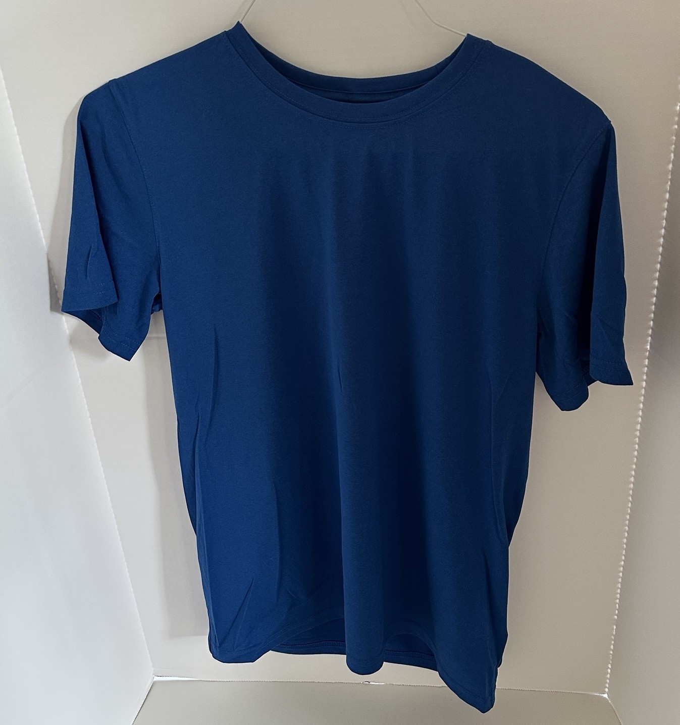 Nike Blue Dri-Fit Short Sleeve Versatile Excercise Training Shirt, Small, New gallery