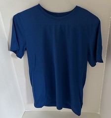 Nike Blue Dri-Fit Short Sleeve Versatile Excercise Training Shirt, Small, New