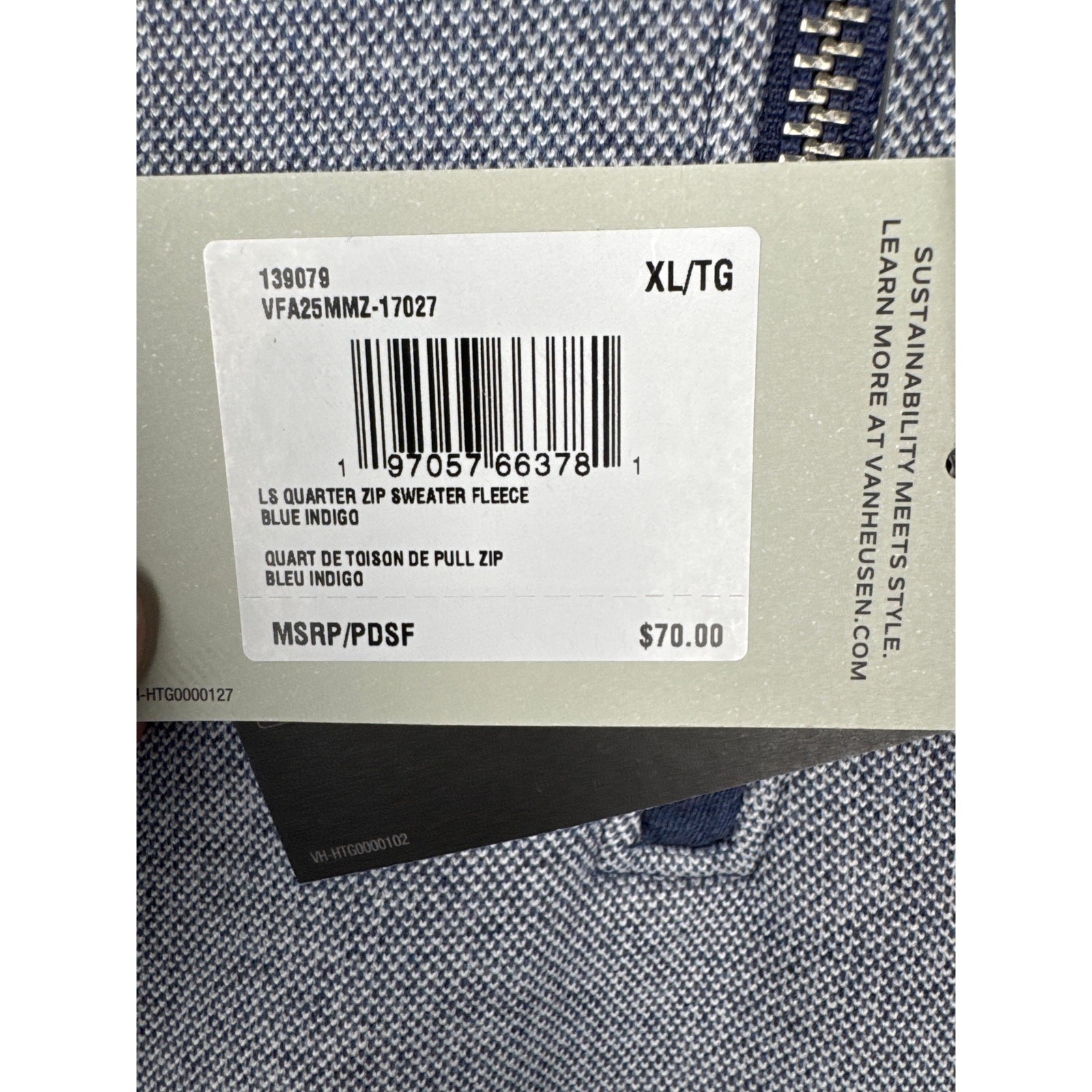 Van Heusen Sz. XL Long Sleeve Fleece NWT gallery