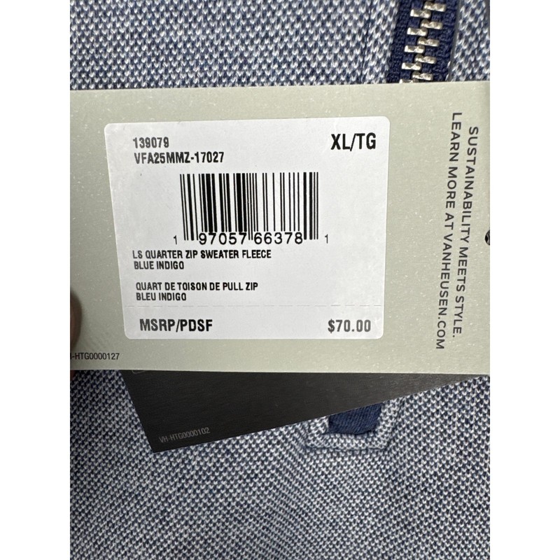 Van Heusen Sz. XL Long Sleeve Fleece NWT gallery