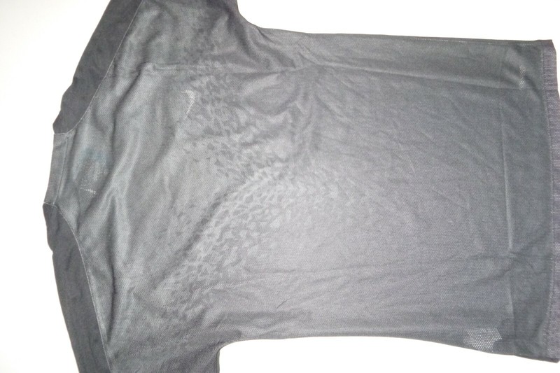 nike mens dri-fit Football fitted crew neck mesh knit soccer t-shirt -Sm -black gallery