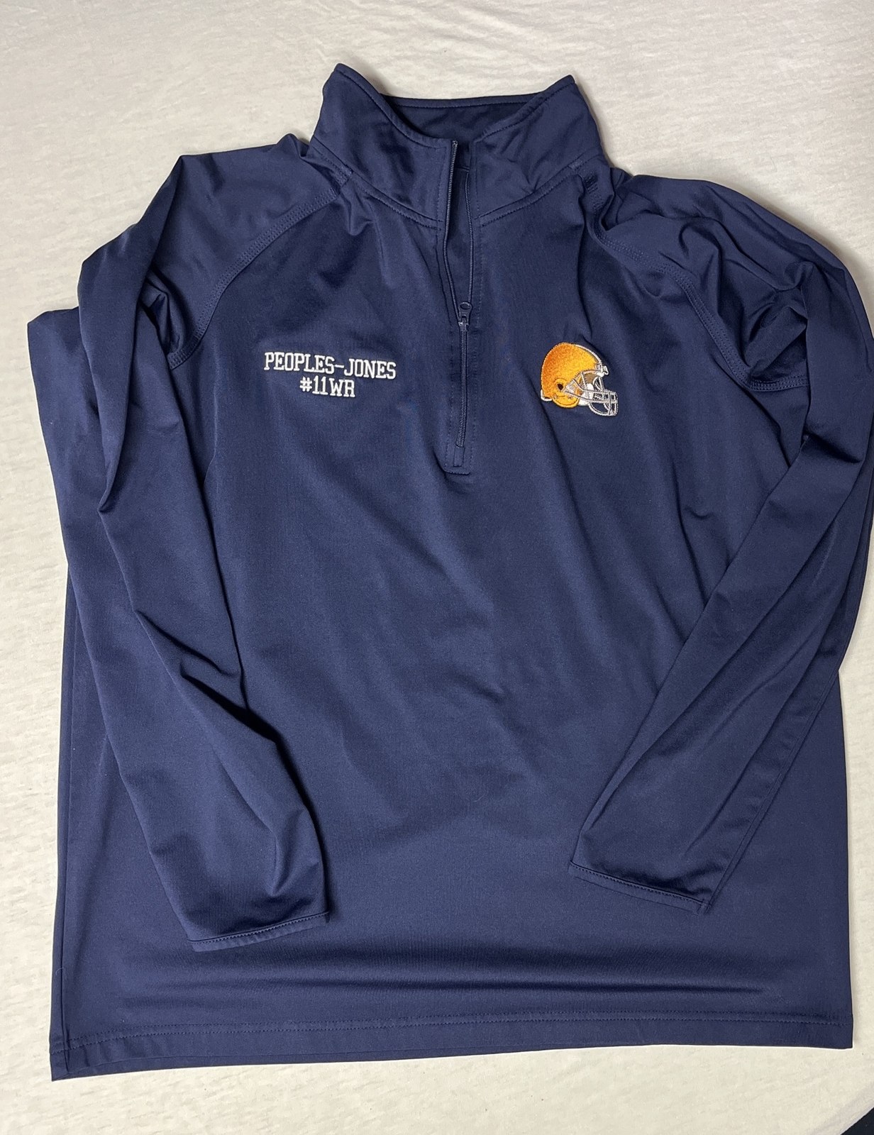 Cleveland Browns 1/4 Zip Player Name Stitched On Breast Sport-tek Men's Large gallery