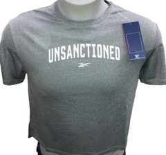 Reebok Charcoal Gray Unsanctioned Graphics Youth Boys Shirt S NWT