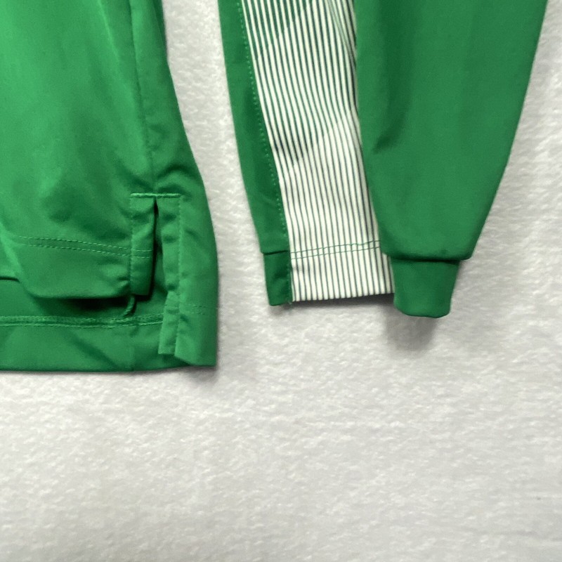 Adidas North Dakota Fighting Hawks Basketball Prime Blue Pullover 1/4 Zip Mens M gallery