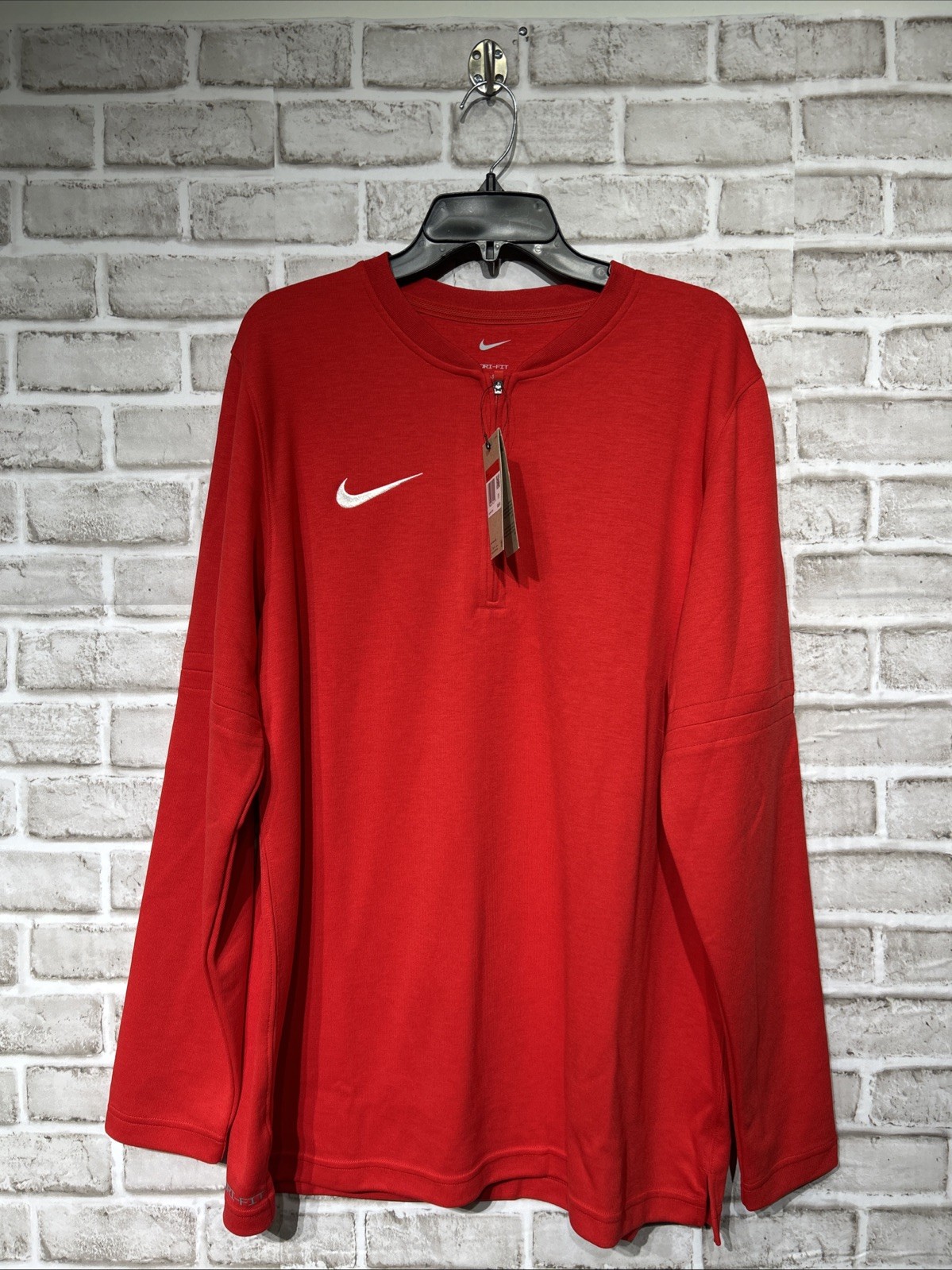 Nike Scarlet Dri-FIT Element Zip Top Men’s Jacket Red DV6751-657 Size Large New gallery