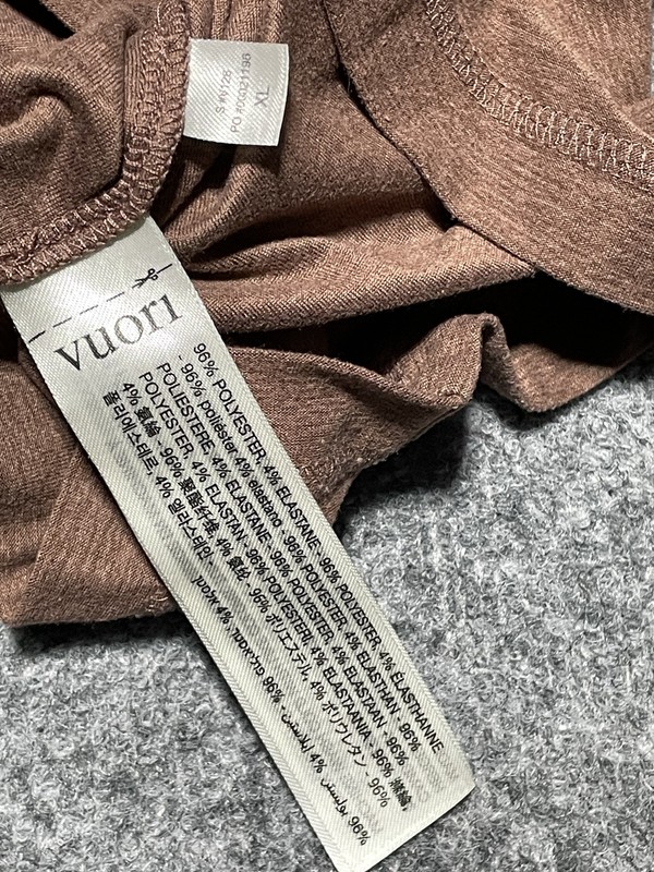 Vuori Men's XL Heather Brown Short Sleeve Crew Neck Performance Activewear gallery