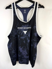 Under Armour Men’s Project Rock Do Not Go Gentle Iron Paradise Mesh Tank Large L