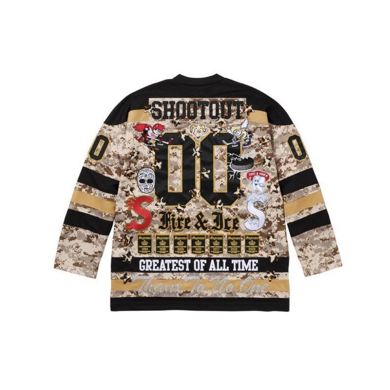 Supreme Fire & Ice Hockey Jersey Digi Camo Size: XL gallery