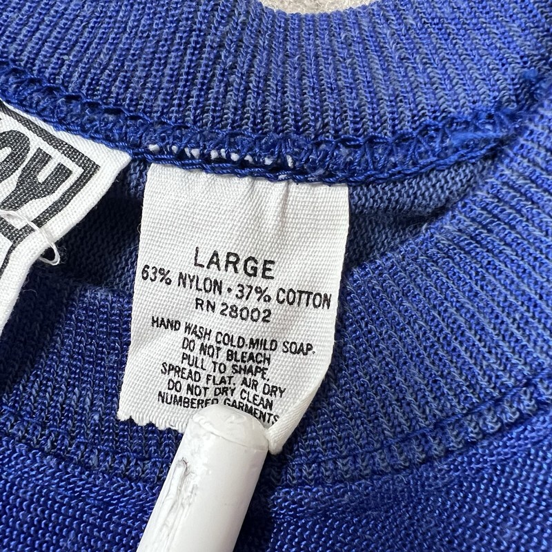 Vintage 60s Tru Play Durene Athletic Football Jersey Mens Large #85 Blue Yellow gallery
