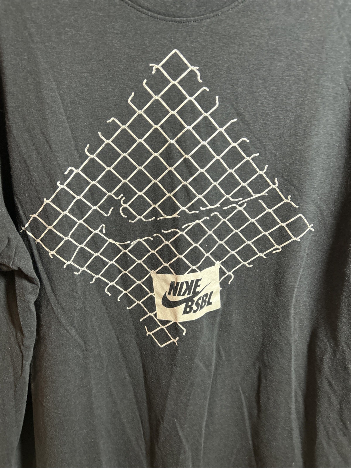 The Nike Tee Shirt Mens Large BSBL Baseball Short Sleeve Dri-Fit Crew Neck gallery