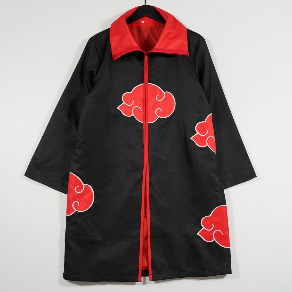 Akatsuki Cosplay Jacket Naruto Anime Adult Small (Tag 150 / Youth)
